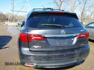 2014 Acura MDX with VIN 5FRYD4H20EB010314, listed as a IAAI auction lot 41454491 with 129,368 mi miles. Bid and sale history available at carsss.com. Image 15.