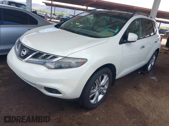 2011 Nissan Murano LE with VIN JN8AZ1MU3BW051140, listed as a IAAI auction lot 42035324 with 96,272 mi miles and . Bid and sale history available at carsss.com. Image 2.