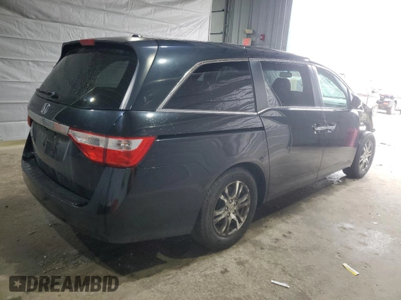 2012 Honda Odyssey EX-L with VIN 5FNRL5H6XCB100522, listed as a Copart auction lot 51431335 with 113,889 mi miles and Salvage Title. Bid and sale history available at DreamBid. Image 3.