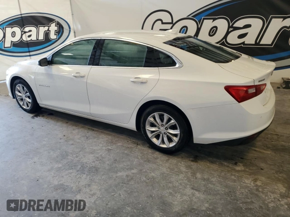 2025 Chevrolet Malibu LT with VIN 1G1ZD5ST7SF127949, listed as a Copart auction lot 54221485 with 17,587 mi miles and Salvage Title. Bid and sale history available at DreamBid. Image 2.