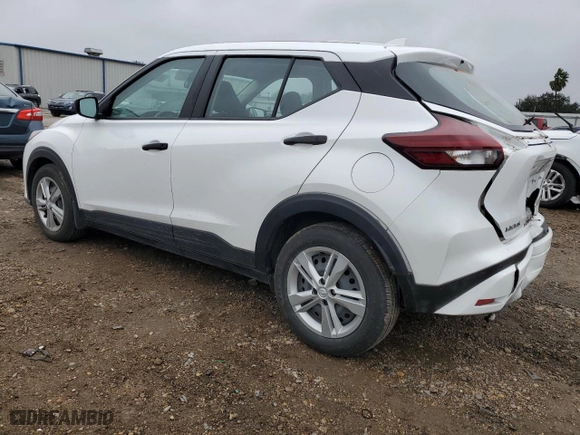 2023 Nissan Kicks S with VIN 3N1CP5BV9PL541949, listed as a Copart auction lot 88320135 with 13,319 mi miles and Salvage Title. Bid and sale history available at carsss.com. Image 2.