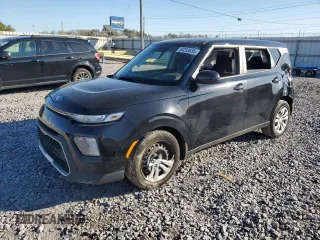 2020 Kia Soul LX with VIN KNDJ23AUXL7085653, listed as a Copart auction lot 50253655 with 97,381 mi miles and Salvage Title. Bid and sale history available at carsss.com. Image 1.
