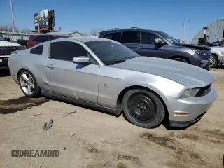 2010 Ford Mustang GT with VIN 1ZVBP8CH8A5143204, listed as a Copart auction lot 47880645 with 75,040 mi miles and Salvage Title. Bid and sale history available at carsss.com. Image 4.