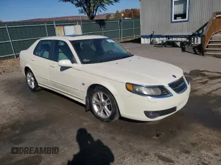 2008 Saab 9-5 with VIN YS3ED49G183503444, listed as a Copart auction lot 75895214 with 146,179 mi miles and Salvage Title. Bid and sale history available at carsss.com. Image 4.