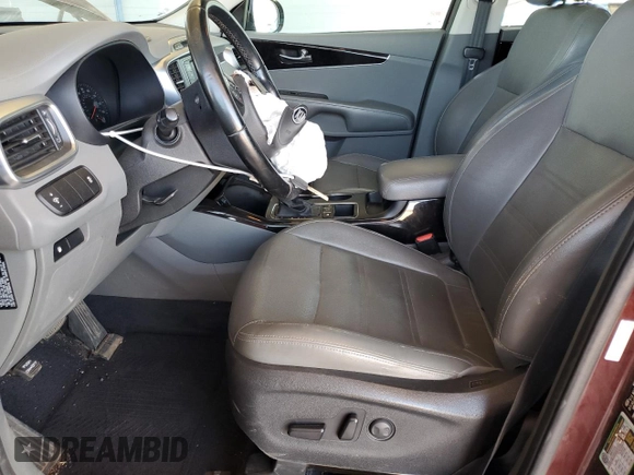 2016 Kia Sorento EX with VIN 5XYPHDA10GG134372, listed as a Copart auction lot 55132025 with 261,022 mi miles and Salvage Title. Bid and sale history available at DreamBid. Image 7.