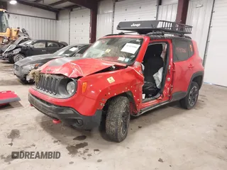 2016 Jeep Renegade Trailhawk with VIN ZACCJBCT7GPD60429, listed as a IAAI auction lot 41415886 with 89,072 mi miles and . Bid and sale history available at carsss.com. Image 2.