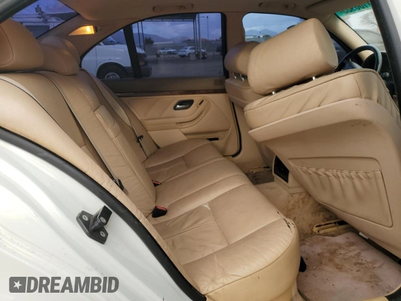 2002 BMW 5 Series 540iA with VIN WBADN63462GM74756, listed as a Copart auction lot 51186955 with 138,347 mi miles and Salvage Title. Bid and sale history available at carsss.com. Image 10.