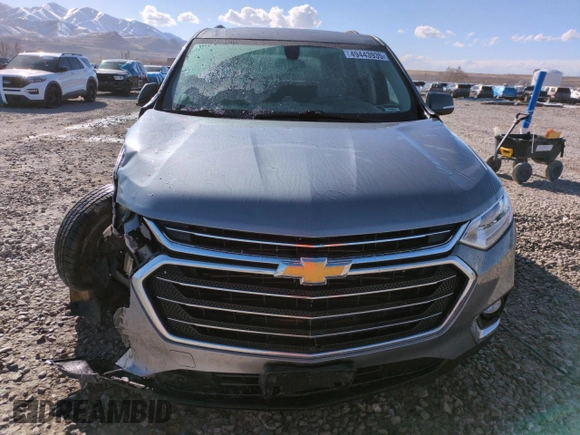 2018 Chevrolet Traverse LT Cloth with VIN 1GNEVGKW9JJ250678, listed as a Copart auction lot 49443935 with 117,518 mi miles and Salvage Title. Bid and sale history available at carsss.com. Image 5.