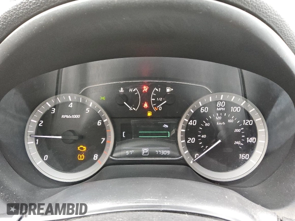 2015 Nissan Sentra SL with VIN 3N1AB7AP7FY289396, listed as a Copart auction lot 45127795 with 77,309 mi miles and Clean Title. Bid and sale history available at DreamBid. Image 9.