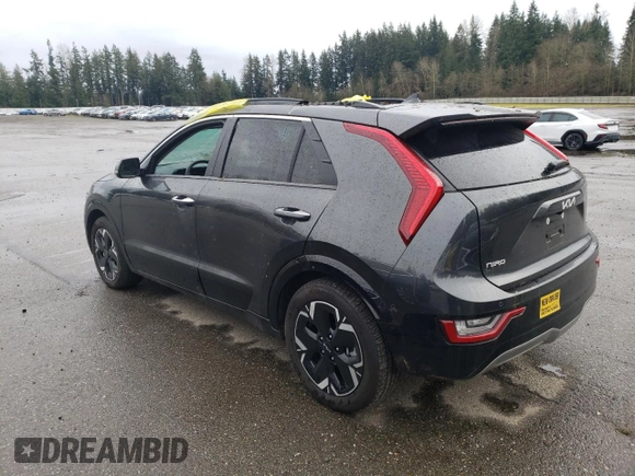 2023 Kia Niro Wave with VIN KNDCT3L12P5068288, listed as a Copart auction lot 86602814 with 5,346 mi miles and Salvage Title. Bid and sale history available at DreamBid. Image 2.