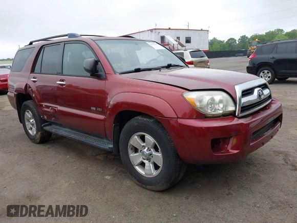 2006 Toyota 4Runner SR5 z VIN JTEBU14R068056845, wystawiony jako IAAI lot #42021707 z przebiegiem 269 036 mil mil oraz . Historia ofert i sprzedaży dostępna na DreamBid. Obrazek 1.