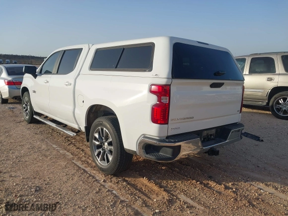 2019 Chevrolet Silverado 1500 LT with VIN 3GCPWCED5KG146483, listed as a IAAI auction lot 41757133 with 126,638 mi miles. Bid and sale history available at carsss.com. Image 3.