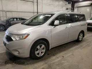 2013 Nissan Quest SL z VIN JN8AE2KP8D9062120, wystawiony jako Copart lot #57903995 z przebiegiem 41 832 mil mil oraz Szkoda całkowita • Salvage title. Historia ofert i sprzedaży dostępna na DreamBid. Obrazek 1.