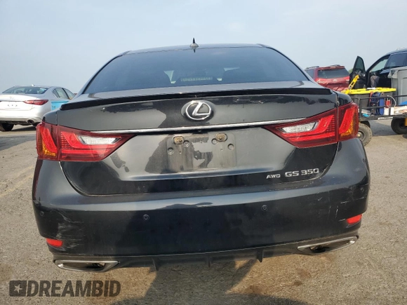 2013 Lexus GS 350 with VIN JTHCE1BL1D5010863, listed as a Copart auction lot 60633905 with 173,951 mi miles and Salvage title. Bid and sale history available at DreamBid. Image 6.