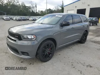 2020 Dodge Durango GT Plus with VIN 1C4RDHDG9LC222573, listed as a Copart auction lot 79947764 with 76,894 mi miles and Salvage Title. Bid and sale history available at carsss.com. Image 1.