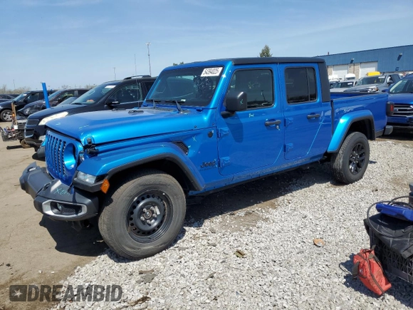 2021 Jeep Gladiator Willys с VIN 1C6HJTAG2ML611446, выставлен на аукционе Copart как лот 54394025 с пробегом 37 914 миль миль и Списание • Salvage title. История ставок и продаж доступна на DreamBid. Изображение 1.