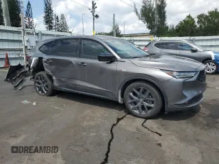 2023 Acura MDX w/A-Spec Package z VIN 5J8YE1H02PL040024, wystawiony jako Copart lot #55363645 z przebiegiem 70 329 mil mil oraz Szkoda całkowita • Salvage title. Historia ofert i sprzedaży dostępna na DreamBid. Obrazek 4.