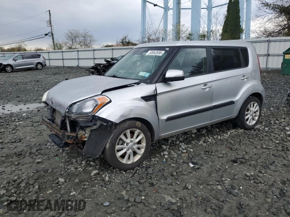 2012 Kia Soul + with VIN KNDJT2A6XC7380938, listed as a Copart auction lot 53042695 with 186,114 mi miles and Salvage Title. Bid and sale history available at carsss.com. Image 1.