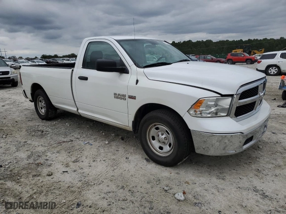 2017 Ram 1500 Tradesman with VIN 3C6JR6DT1HG706829, listed as a Copart auction lot 71630854 with 93,123 mi miles and Salvage Title. Bid and sale history available at carsss.com. Image 4.