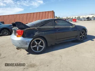 2002 Toyota Celica GTS with VIN JTDDY38TX20057061, listed as a Copart auction lot 43334735 with 123,908 mi miles and Salvage Title. Bid and sale history available at carsss.com. Image 3.