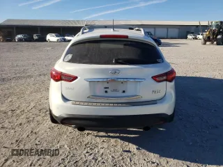 2012 Infiniti FX35 with VIN JN8AS1MU2CM121535, listed as a Copart auction lot 77134044 with 256,998 mi miles and Salvage Title. Bid and sale history available at carsss.com. Image 6.