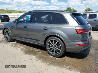 2020 Audi Q7 Prestige with VIN WA1VXAF71LD003878, listed as a Copart auction lot 60166025 with 34,093 mi miles and Salvage title. Bid and sale history available at DreamBid. Image 2.