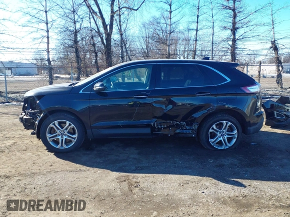 2018 Ford Edge Titanium with VIN 2FMPK4K85JBC24363, listed as a IAAI auction lot 41597055 with 46,451 mi miles. Bid and sale history available at carsss.com. Image 15.