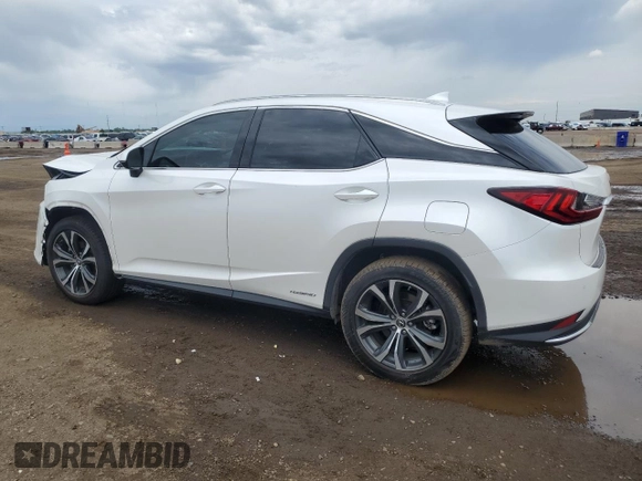 2020 Lexus RX 450h with VIN 2T2HGMDA0LC047964, listed as a Copart auction lot 58423355 with 26,140 mi miles and Salvage title. Bid and sale history available at DreamBid. Image 2.