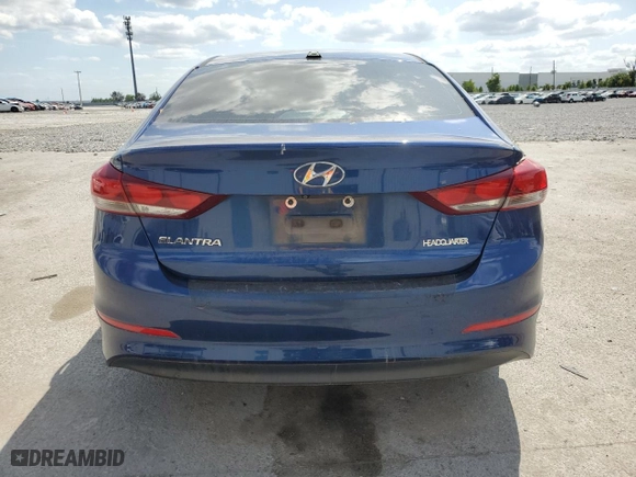 2017 Hyundai Elantra SE with VIN 5NPD84LF7HH060115, listed as a Copart auction lot 51046195 with 157,645 mi miles and Non Repairable. Bid and sale history available at carsss.com. Image 6.