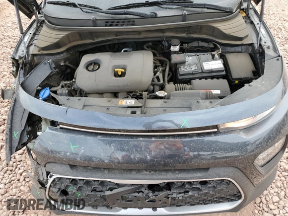 2020 Kia Soul LX with VIN KNDJ23AU1L7021680, listed as a Copart auction lot 47815055 with 23,293 mi miles and Salvage Title. Bid and sale history available at carsss.com. Image 12.