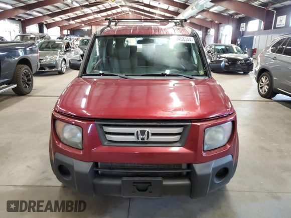 2008 Honda Element EX with VIN 5J6YH27758L018444, listed as a Copart auction lot 77458344 with 190,527 mi miles and Clean Title. Bid and sale history available at DreamBid. Image 5.