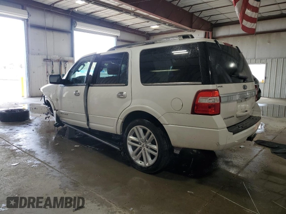 2017 Ford Expedition Platinum with VIN 1FMJU1MTXHEA51986, listed as a Copart auction lot 54966625 with Not provided miles and Salvage title. Bid and sale history available at DreamBid. Image 2.
