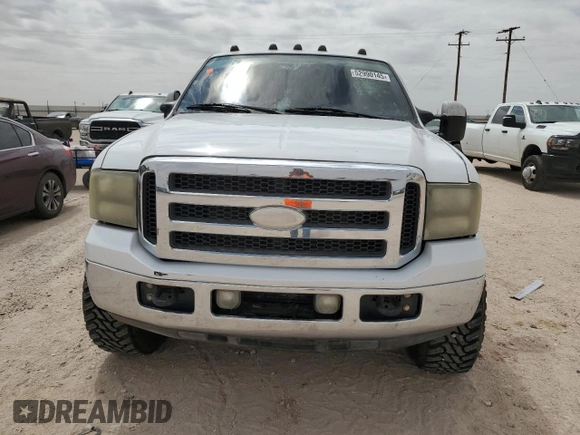 2005 Ford F-250 XL with VIN 1FTSW21P15EA95502, listed as a Copart auction lot 52990145 with Not provided miles and Clean title. Bid and sale history available at DreamBid. Image 5.