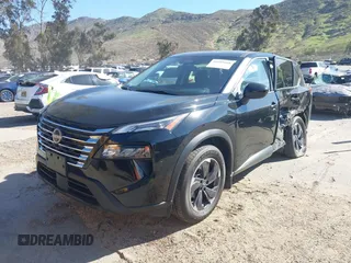 2024 Nissan Rogue SV with VIN JN8BT3BA6RW351100, listed as a IAAI auction lot 41605668 with 8,199 mi miles and . Bid and sale history available at carsss.com. Image 2.