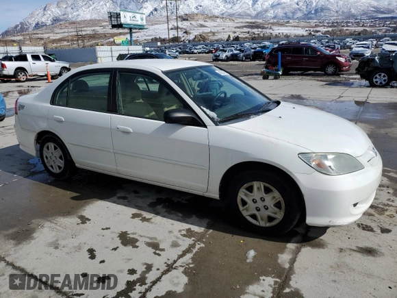 2004 Honda Civic z VIN 1HGEN26484L000380, wystawiony jako Copart lot #48009435 z przebiegiem 107 766 mil mil oraz Czysty tytuł • Clean title. Historia ofert i sprzedaży dostępna na DreamBid. Obrazek 4.