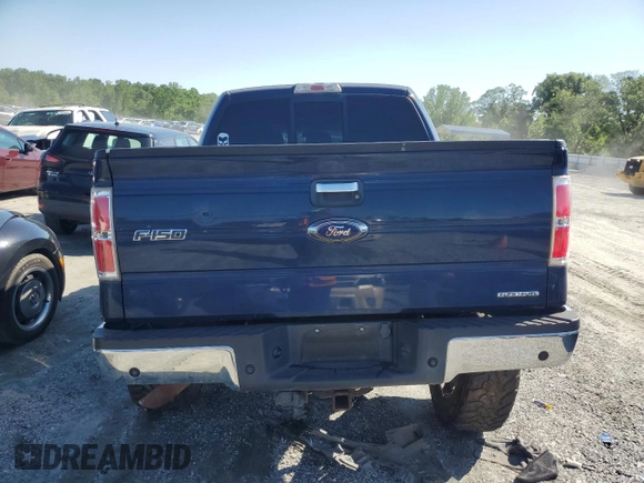 2013 Ford F-150 XL with VIN 1FTFW1EF1DKE74187, listed as a Copart auction lot 57485305 with 158,658 mi miles and Salvage title. Bid and sale history available at DreamBid. Image 6.
