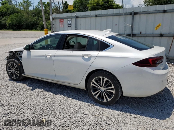 2018 Buick Regal Essence with VIN W04GP6SXXJ1093574, listed as a Copart auction lot 62387425 with 27,879 mi miles and Salvage title. Bid and sale history available at DreamBid. Image 2.