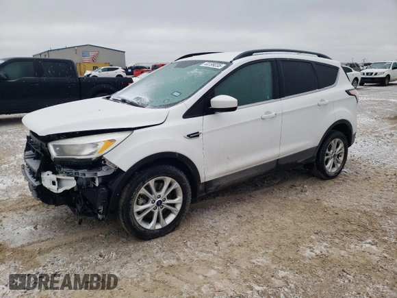 2018 Ford Escape SE with VIN 1FMCU0G99JUB85743, listed as a Copart auction lot 44199235 with 105,025 mi miles and Salvage Title. Bid and sale history available at carsss.com. Image 1.