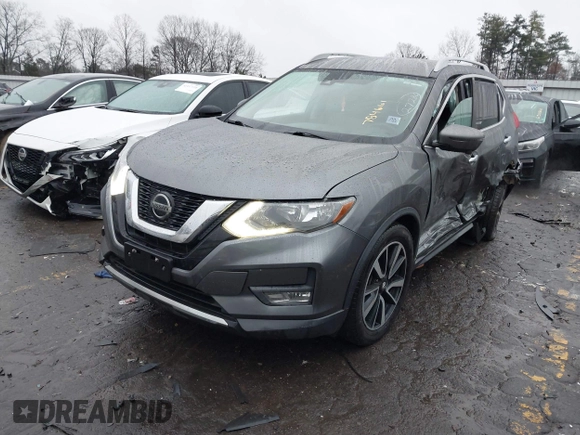 2019 Nissan Rogue SL with VIN 5N1AT2MT4KC784661, listed as a IAAI auction lot 41426525 with 149,273 mi miles and . Bid and sale history available at DreamBid. Image 17.