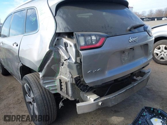 2019 Jeep Cherokee Limited with VIN 1C4PJMDX1KD423367, listed as a IAAI auction lot 41655265 with 121,178 mi miles and . Bid and sale history available at DreamBid. Image 19.