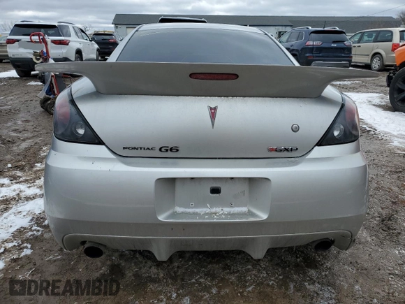 2008 Pontiac G6 GXP with VIN 1G2ZM177984162545, listed as a Copart auction lot 47970905 with 214,147 mi miles and Clean Title. Bid and sale history available at carsss.com. Image 6.