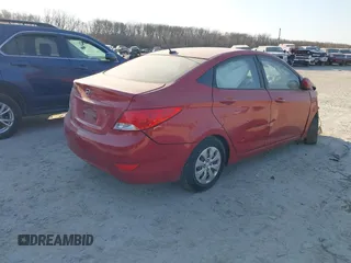 2016 Hyundai Accent SE with VIN KMHCT4AE8GU092687, listed as a IAAI auction lot 41775710 with 97,608 mi miles. Bid and sale history available at carsss.com. Image 4.