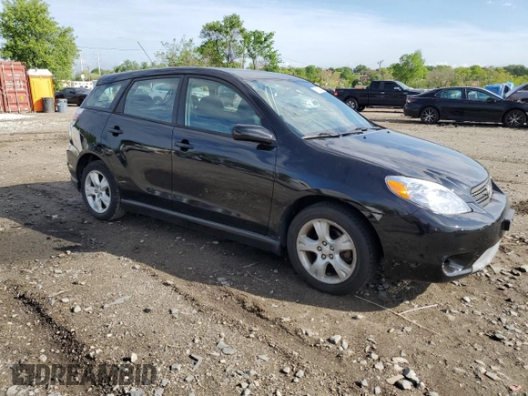 2005 Toyota Matrix STD with VIN 2T1KR32E85C373860, listed as a Copart auction lot 55182955 with 184,152 mi miles and Clean Title. Bid and sale history available at DreamBid. Image 4.