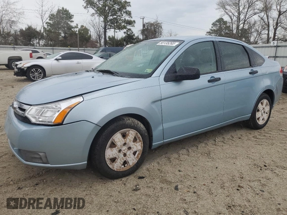 2008 Ford Focus S with VIN 1FAHP34N18W186037, listed as a Copart auction lot 50135265 with 151,790 mi miles and Clean Title. Bid and sale history available at carsss.com. Image 1.