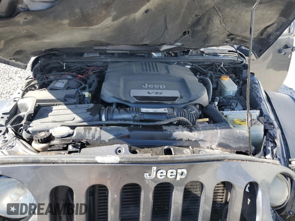 2014 Jeep Wrangler Unlimited Rubicon with VIN 1C4BJWFG0EL274480, listed as a Copart auction lot 48201845 with 130,503 mi miles and Salvage Title. Bid and sale history available at carsss.com. Image 11.