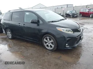 2018 Toyota Sienna SE with VIN 5TDXZ3DC5JS937838, listed as a IAAI auction lot 41964525 with 63,177 mi miles and . Bid and sale history available at DreamBid. Image 1.