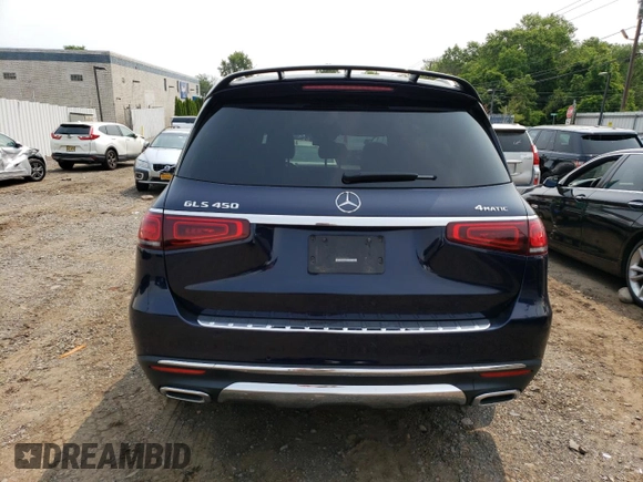 2021 Mercedes-Benz GLS with VIN 4JGFF5KE2MA399729, listed as a Copart auction lot 56208983 with 29,172 mi miles. Bid and sale history available at carsss.com. Image 6.