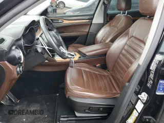 2019 Alfa Romeo Stelvio Ti with VIN ZASPAKBN4K7C42498, listed as a Copart auction lot 43219645 with 102,115 mi miles and Clean title. Bid and sale history available at DreamBid. Image 7.