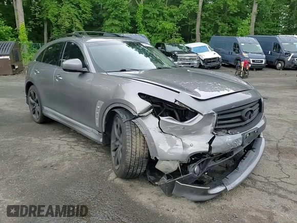 2012 Infiniti FX with VIN JN8AS1MW1CM154415, listed as a Copart auction lot 59461745 with 141,803 mi miles and Salvage title. Bid and sale history available at DreamBid. Image 15.