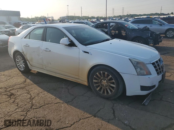 2012 Cadillac CTS Luxury with VIN 1G6DE5E57C0152899, listed as a Copart auction lot 60376255 with 172,923 mi miles and Clean title. Bid and sale history available at DreamBid. Image 4.